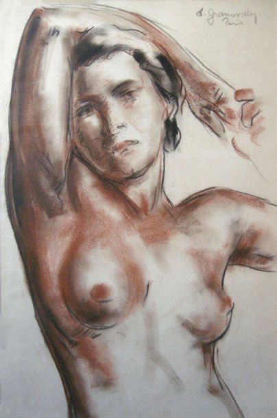 - Sam GRANOVSKY (1889-1942)
Dessin au fusain...