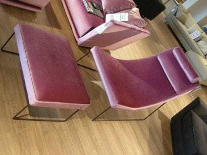 Fauteuil relax pied en métal forgé Modèle...