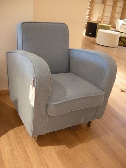 Fauteuil Garniture de tissus bleu Modèle...