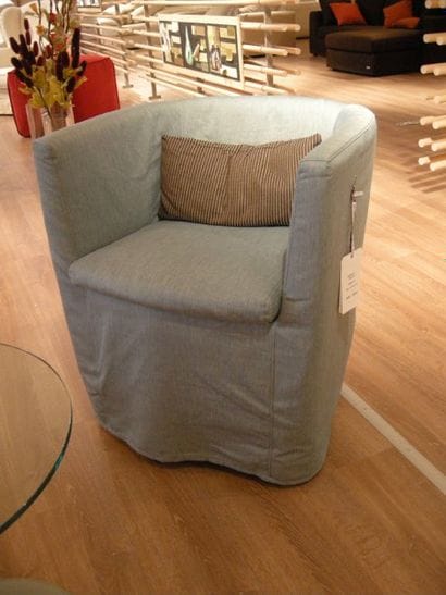 Fauteuil Garniture tissus Bleu Modèle ME...