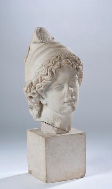 École française du XVIIIe siècle. Visage...