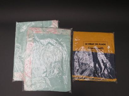 CACHAREL
Lot comprenant deux serviettes de...