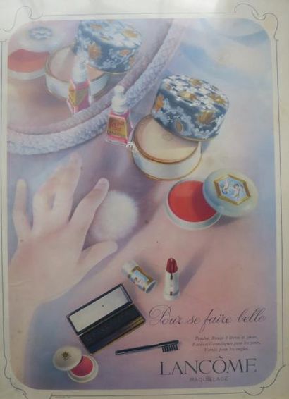 LANCÔME 
Publicité des années 1950 pour le...