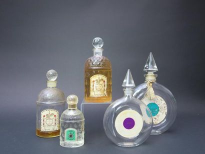 GUERLAIN
Lot composé de deux flacons 