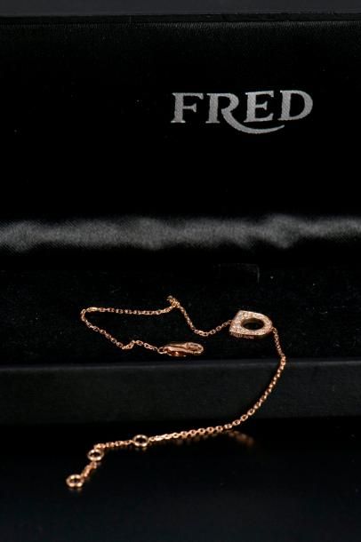 Fin bracelet en or rose 18K collection 