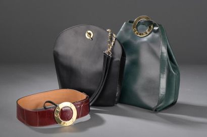 CELINE.

Ensemble comprenant : 

- Un sac...