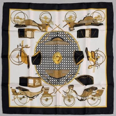 HERMES. 

Carré de soie 