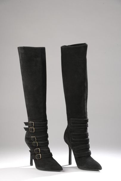 EMILIO PUCCI
Paire de bottes à talon à bouts...