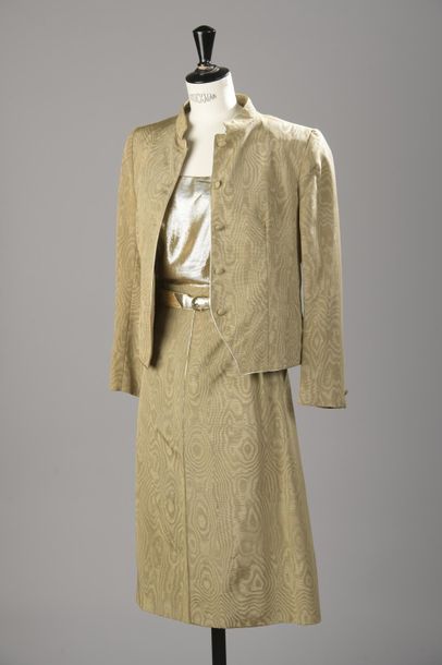 GUY LAROCHE DIFFUSION
Tailleur en coton moiré...