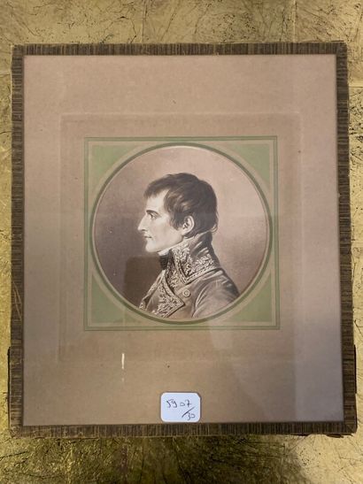 Gravure de Napoléon Bonaparte.