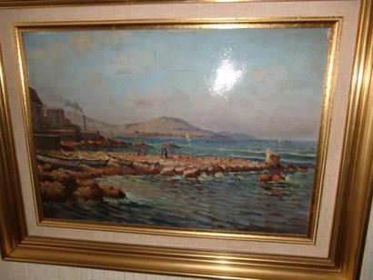 Henri MOREL (XXè)

Village en bord de mer

Huile...