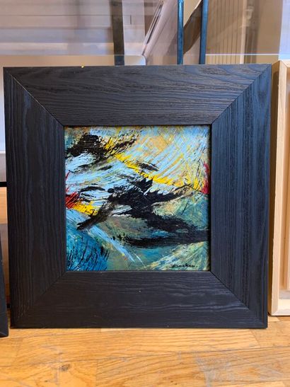Un LOT de 3 peintures de ZENAKEN (né 1954)

Compositions...