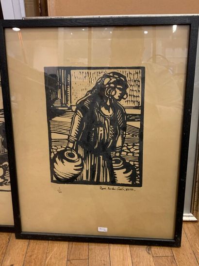 Paul André COSTE (D'après), deux lithographies...