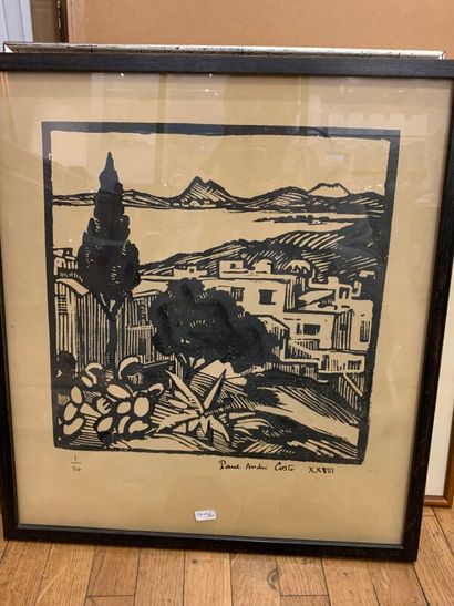 Paul André COSTE (D'après), deux lithographies...