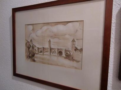 Gabriel COUDERC (1905-1994)

Le pont fortifié

Lavis...
