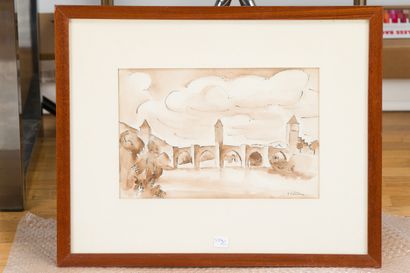 Gabriel COUDERC (1905-1994)

Le pont fortifié

Lavis...