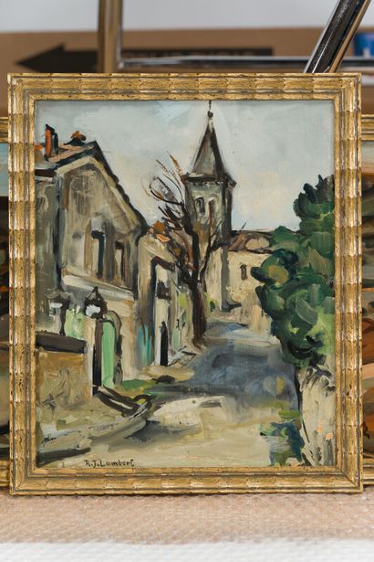 Raoul J LAMBERT (1914-1969)

Vue de l'église...