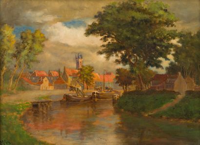Albert Dakain GIHON (1866-1950)

Péniches...