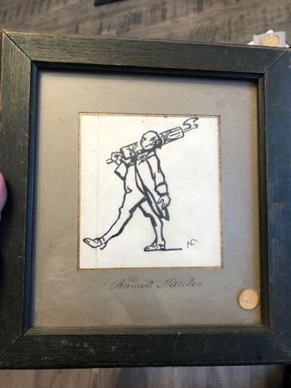 Lot de dessins et reproductions :

-Ecole...