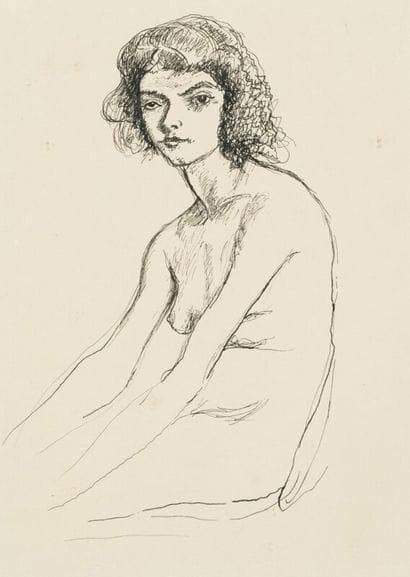 Lucien Mainssieux (1885-1958)

Jeune femme

Encre...