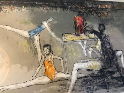 Un lot d'estampes sous verre : 

- Jean-Baptiste...