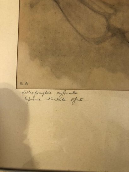 Un lot d'estampes sous verre : 

- Jean-Baptiste...