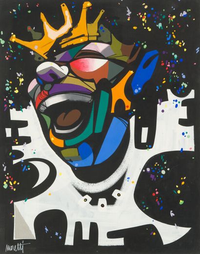 Raymond MORETTI (1931-2005)

Le Clown

Gouache.

Signée...