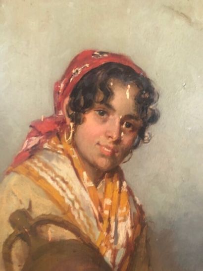 P.F. GIRAUD (Attribué à)

La gitane

Huile...