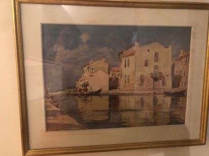 Ecole XXème siècle

Maison sur l'eau

Aquarelle

25,5...