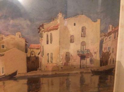 Ecole XXème siècle

Maison sur l'eau

Aquarelle

25,5...