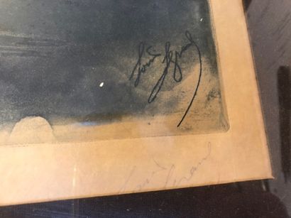 Un lot d'estampes sous verre : 

- Jean-Baptiste...