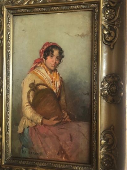 P.F. GIRAUD (Attribué à)

La gitane

Huile...