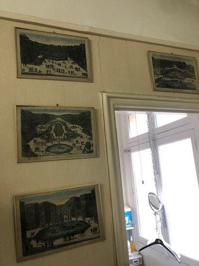 
Quatre vues d'optique (coupées et accid...
