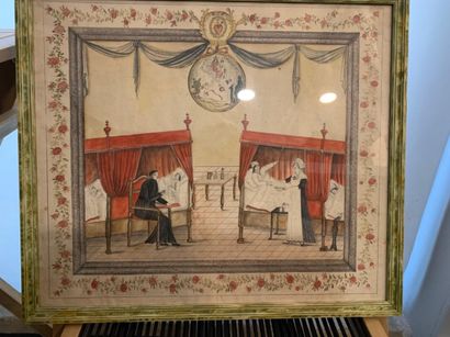 Dessin aquarellé 