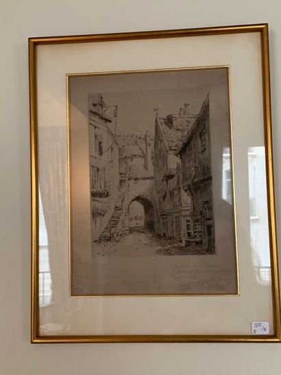 Deux sous verre,

Porte de village

Dessin...
