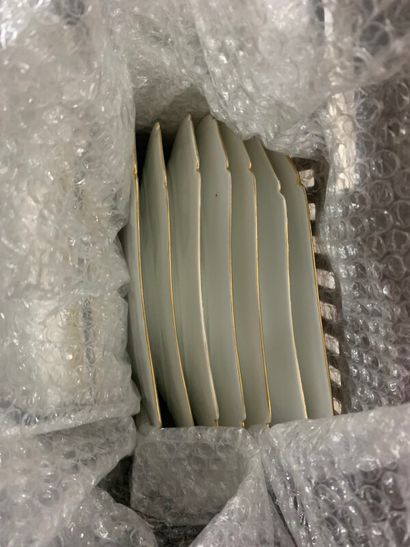 Part of a dinner service with numbers from...