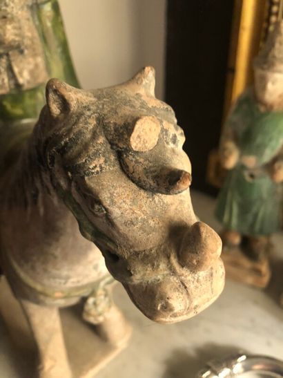 
Pair of horsemen, and their servants in...