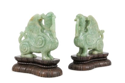 CHINE - XXe siècle

Paire de statuettes de...