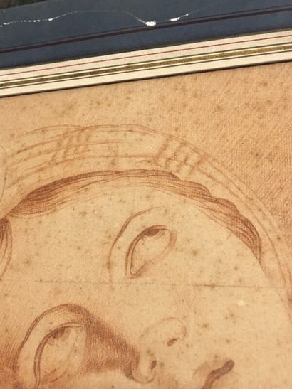 ECOLE DU XIXe 

Etude de femme au turban

Fusain.

Monogrammée...