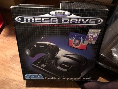 A SEGA Mega Drive console (no guarantee of...