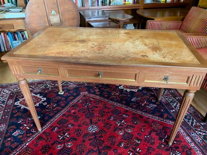 Light wood desk in the Louis XVI style