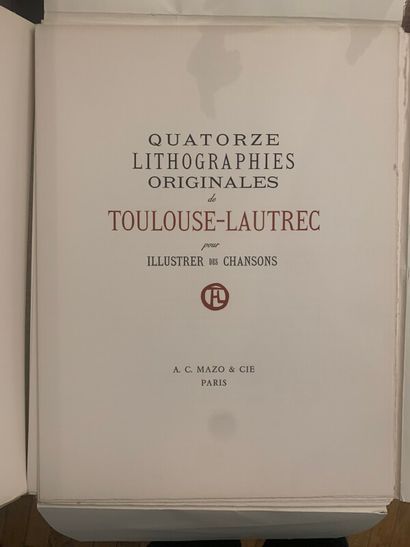 Henri de TOULOUSE LAUTREC (1864-1901)

QUATORZE...