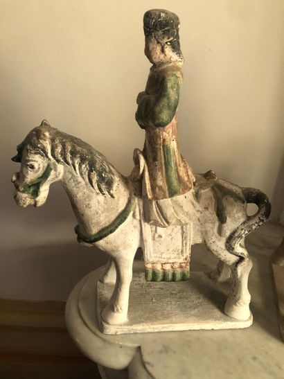 
Pair of horsemen, and their servants in...