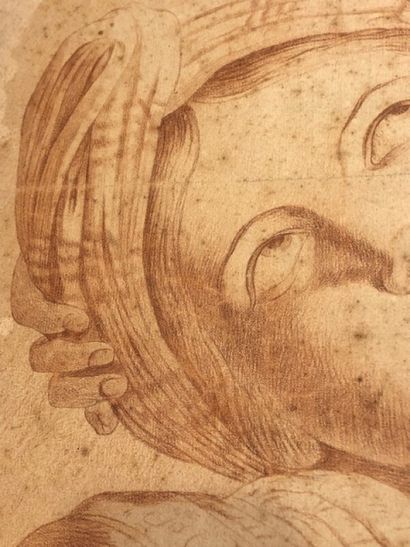 ECOLE DU XIXe 

Etude de femme au turban

Fusain.

Monogrammée...