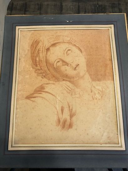 ECOLE DU XIXe 

Etude de femme au turban

Fusain.

Monogrammée...