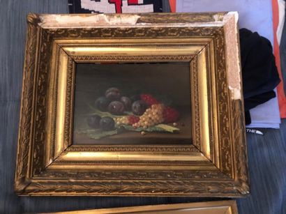 Ecole fin XIXème

Nature morte aux fruits

Deux...