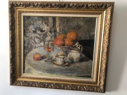 GUIEU (XXème)

Nature morte aux oranges

Huile...