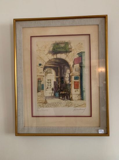 Deux sous verre,

Porte de village

Dessin...