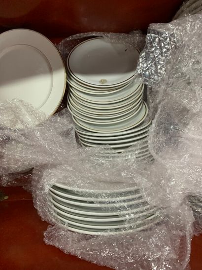 Part of a dinner service with numbers from...