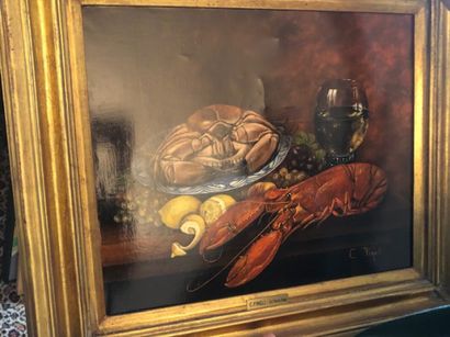 Claude FINELI (1956)

Nature morte au homard

Huile...